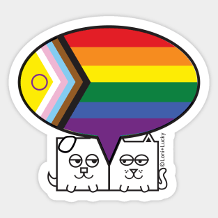 Proud to be Inclusive Sticker